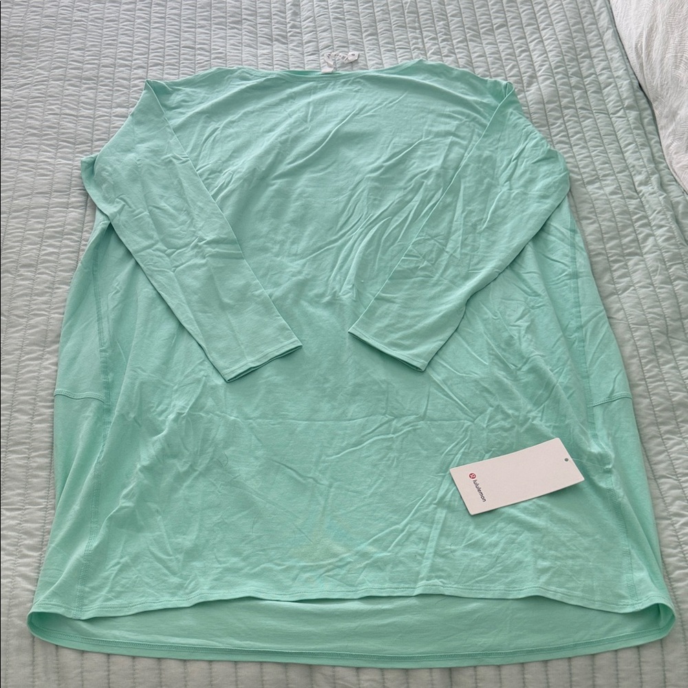 lululemon back in action long sleeve dress